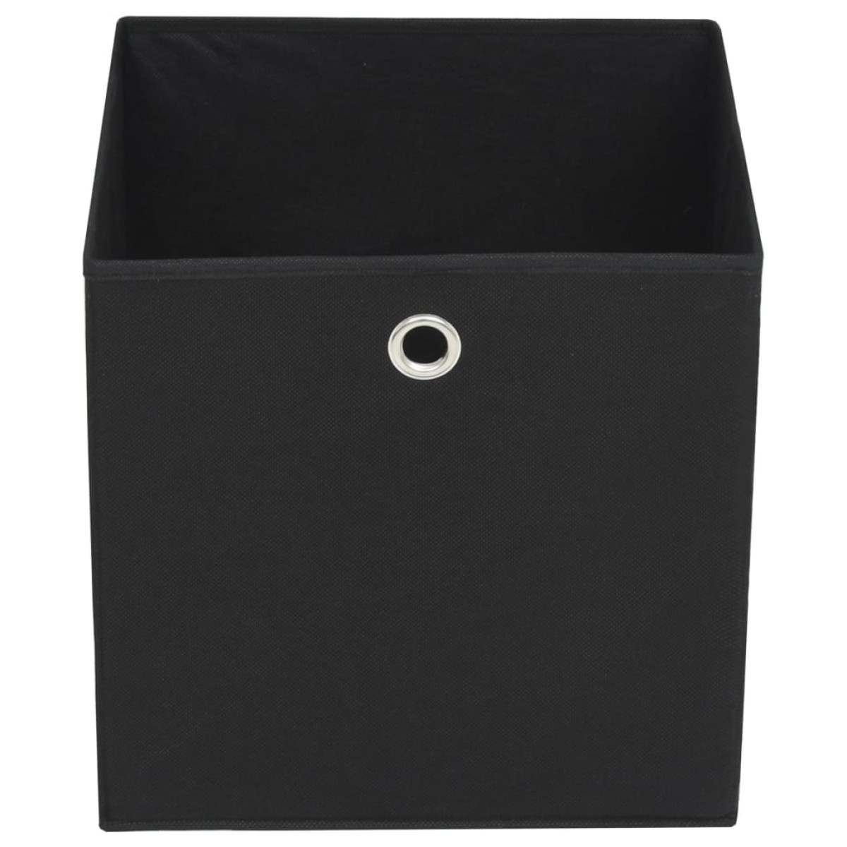 vidaXL Κουτιά Αποθήκευσης 4 τεμ. Μαύρα 28x28x28 εκ. Ύφασμα Non-woven