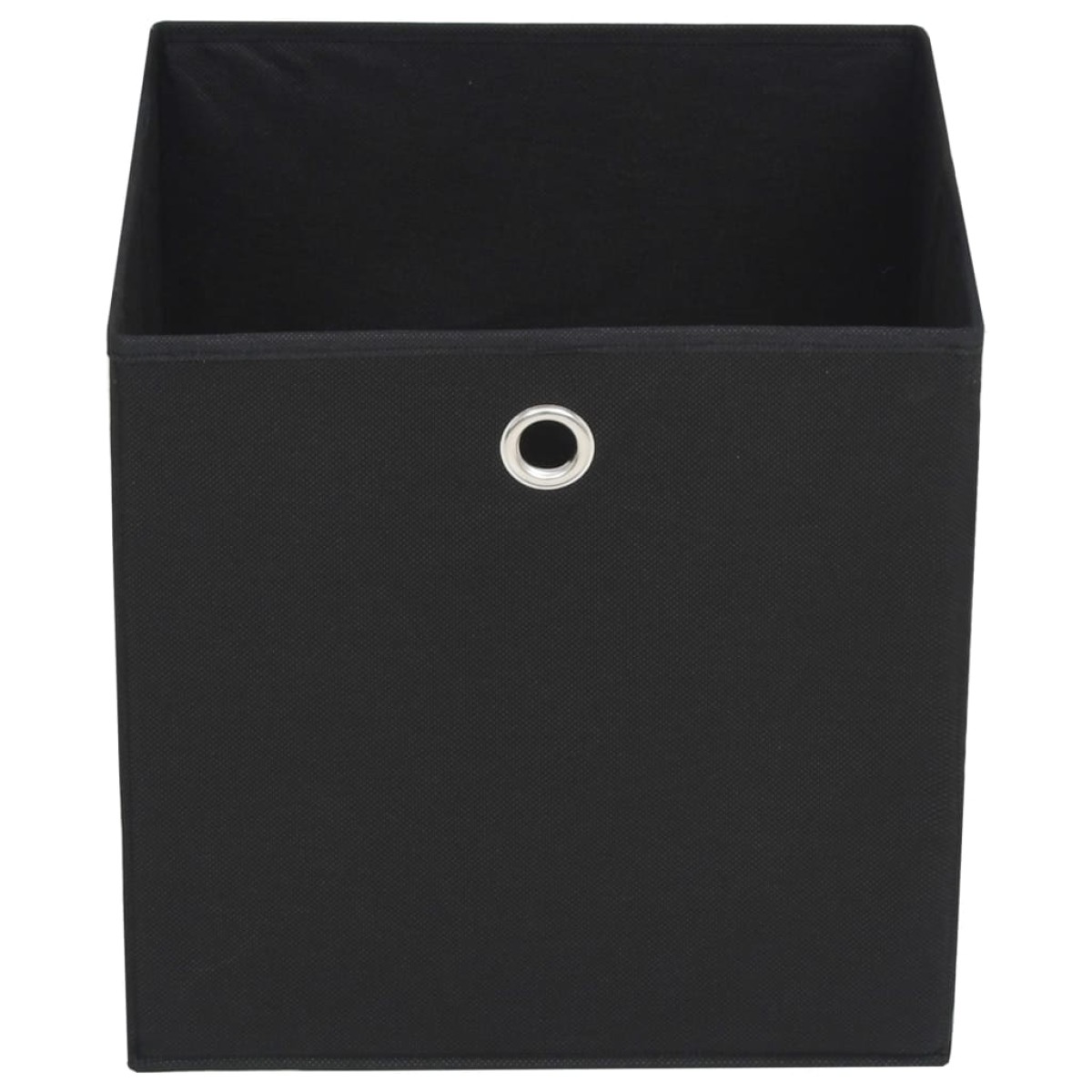 vidaXL Κουτιά Αποθήκευσης 10 τεμ. Μαύρα 28x28x28 εκ. Ύφασμα Non-woven