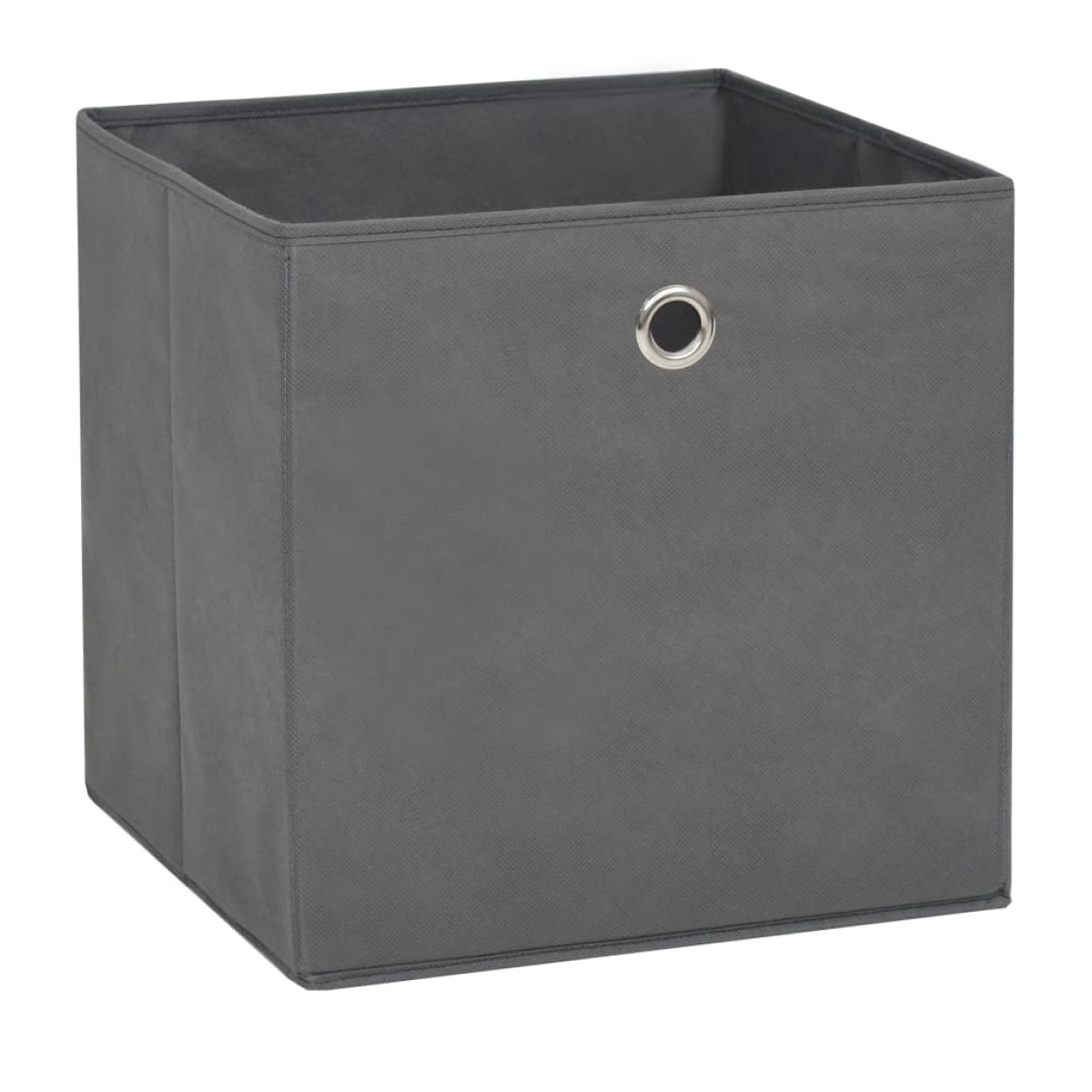 vidaXL Κουτιά Αποθήκευσης 10τεμ Γκρι 28x28x28εκ Ύφασμα Non-woven