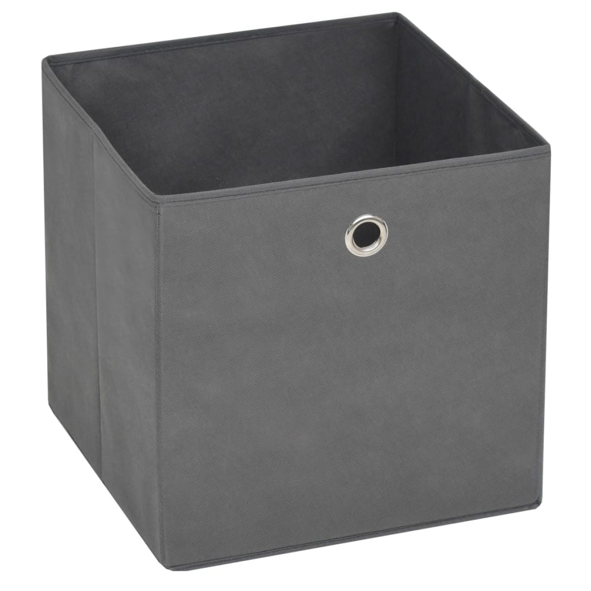 vidaXL Κουτιά Αποθήκευσης 10τεμ Γκρι 28x28x28εκ Ύφασμα Non-woven