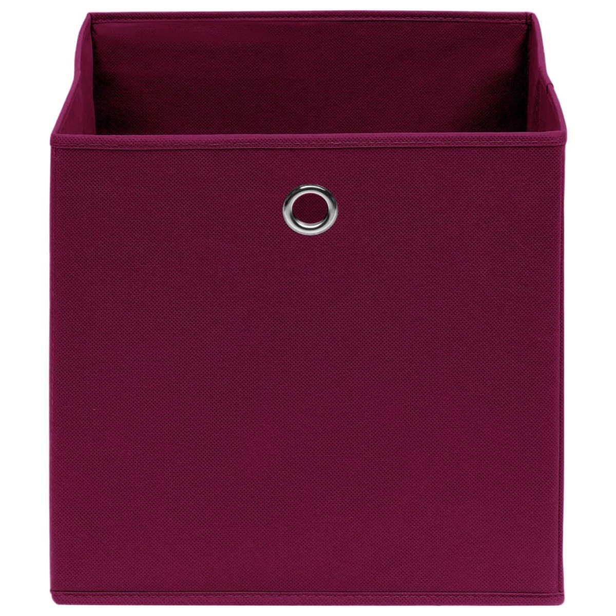 vidaXL Κουτιά Αποθήκευσης 10τεμ Σκ Κόκκινα 28x28x28εκ Ύφασμα Non-woven