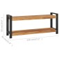 vidaXL Παγκάκι 120 εκ. από Μασίφ Ξύλο Teak