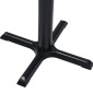 vidaXL Πόδι Τραπεζιού Bistro Μαύρο 56 x 56 x 107 εκ. από Χυτοσίδηρο