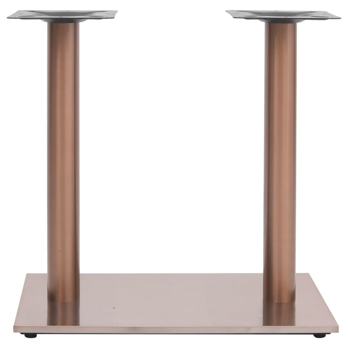 vidaXL Πόδι Τραπεζιού Bistro Μπρονζέ 70x40x72 εκ από Ανοξείδωτο Ατσάλι