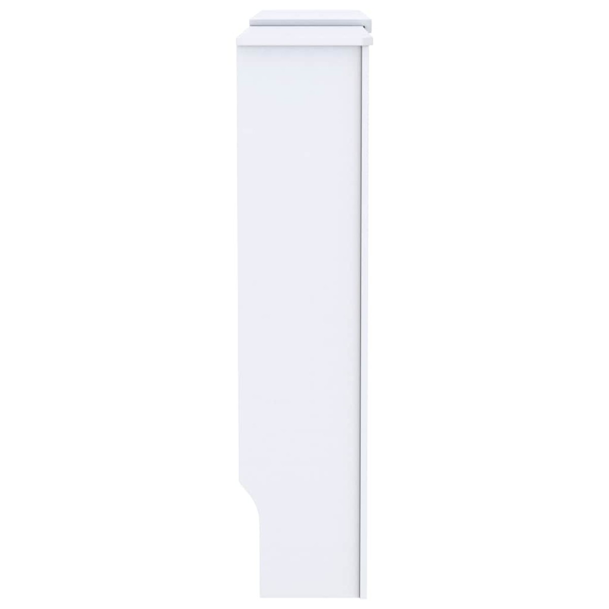 vidaXL Κάλυμμα Καλοριφέρ Λευκό 205 εκ. από MDF
