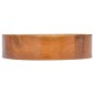 vidaXL Νιπτήρας Ø40 x 10 εκ. από Μασίφ Ξύλο Teak