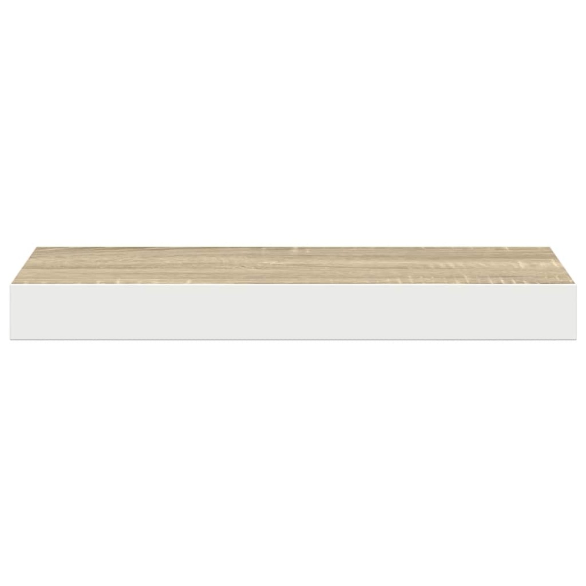 vidaXL Ράφια Τοίχου 4 τεμ. Δρυς/Άσπρο 50 x 23 x 3,8 εκ. MDF