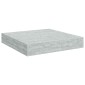 vidaXL Ράφι Τοίχου Γκρι Σκυροδέματος 23 x 23,5 x 3,8 εκ. από MDF