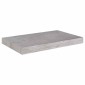 vidaXL Ράφι Τοίχου Γκρι Σκυροδέματος 50x23x3,8 εκ. από MDF