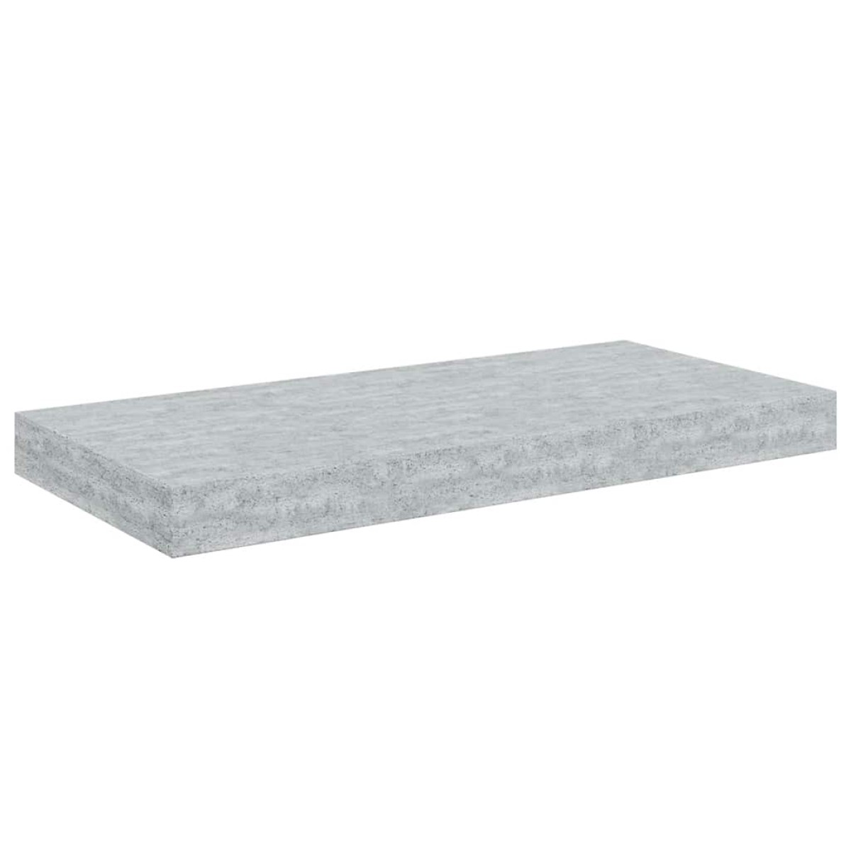vidaXL Ράφια Τοίχου 4 τεμ. Γκρι Σκυροδέματος 50x23x3,8 εκ. MDF