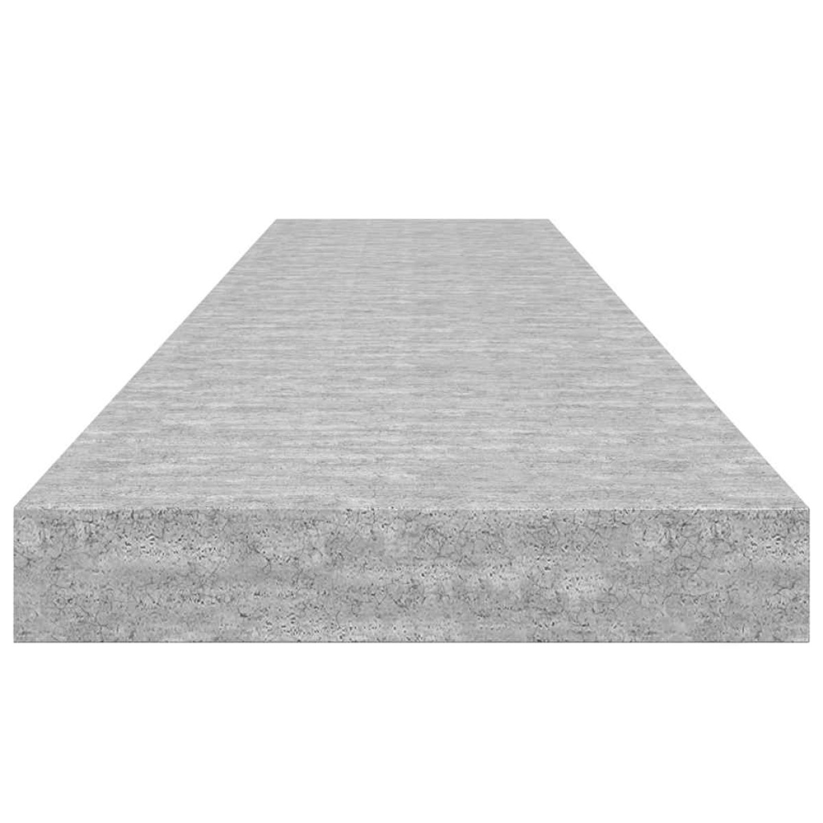 vidaXL Ράφι Τοίχου Γκρι Σκυροδέματος 120x23,5x3,8 εκ. από MDF