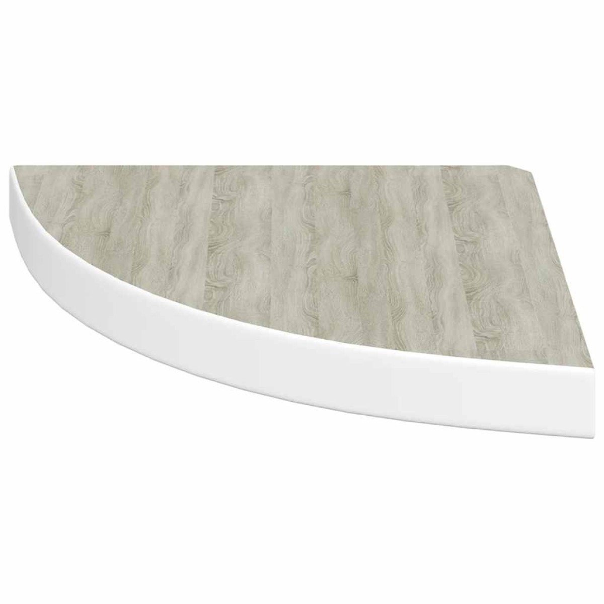 vidaXL Ράφια Τοίχου Γωνιακά 2 τεμ. Δρυς/Λευκό 35x35x3,8 εκ από MDF