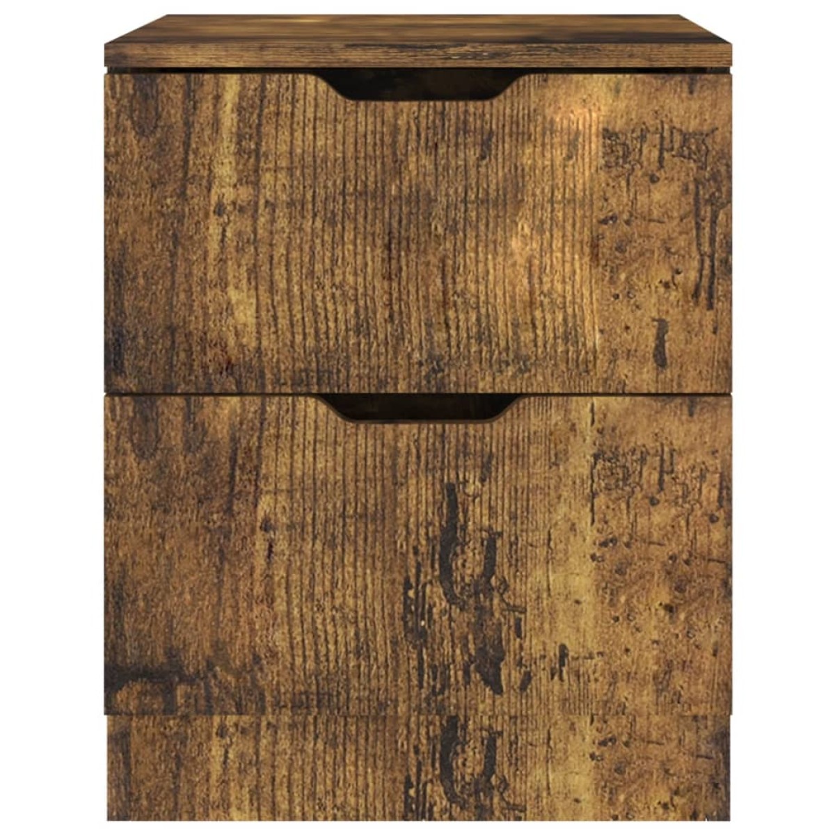vidaXL Κομοδίνα 2 τεμ. Καπνιστή Δρυς 40 x 40 x 50 εκ. από Μοριοσανίδα