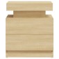 vidaXL Κομοδίνο Sonoma Δρυς 45 x 35 x 52 εκ. από Μοριοσανίδα