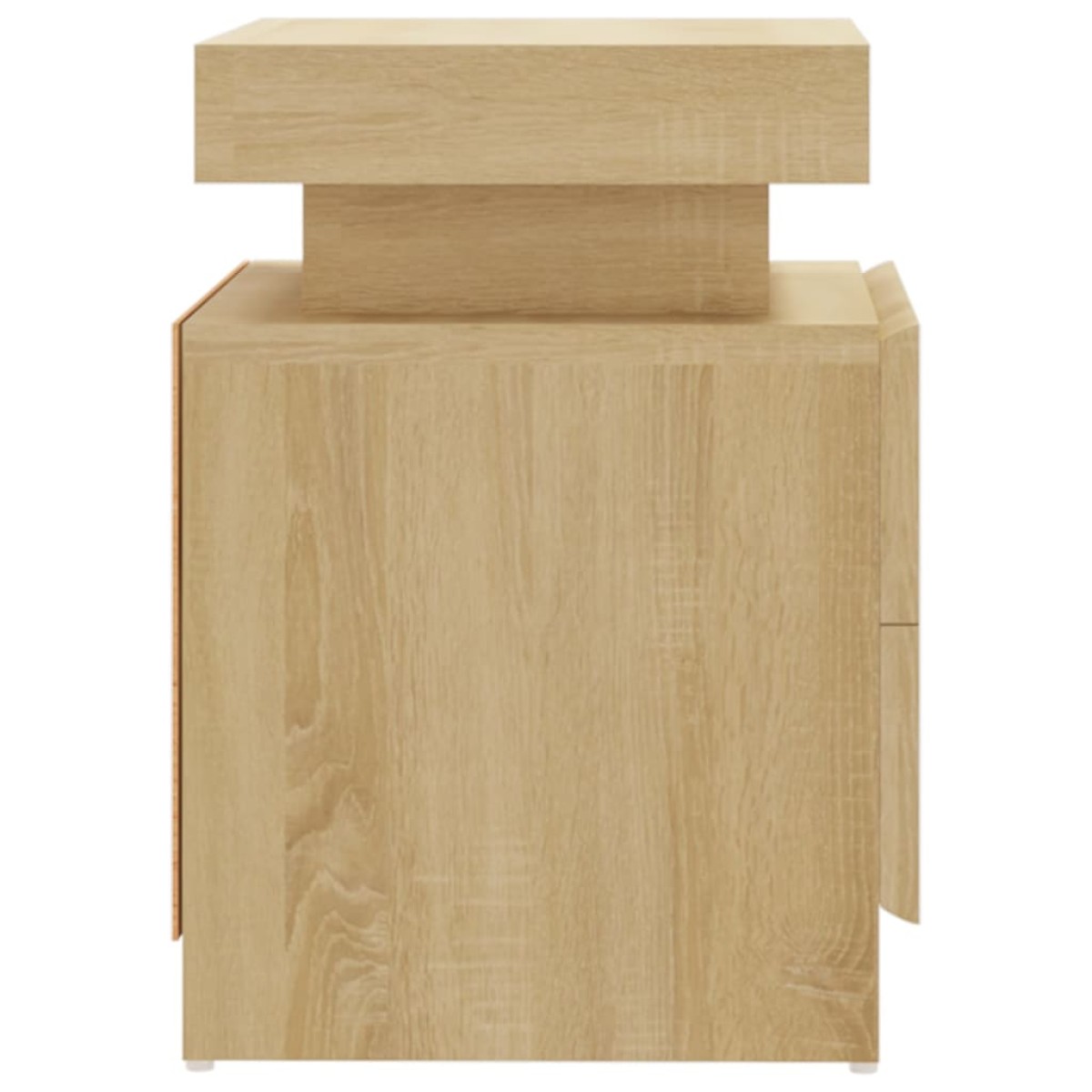 vidaXL Κομοδίνο Sonoma Δρυς 45 x 35 x 52 εκ. από Μοριοσανίδα