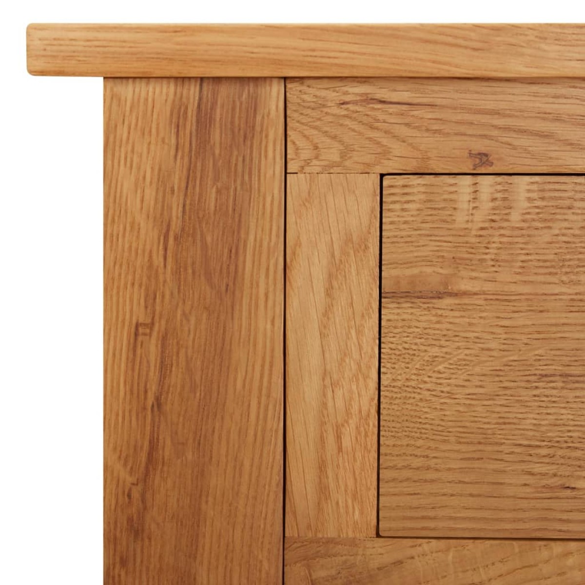 vidaXL Τραπέζι Κονσόλα 110 x 40 x 75 εκ. από Μασίφ Ξύλο Δρυς