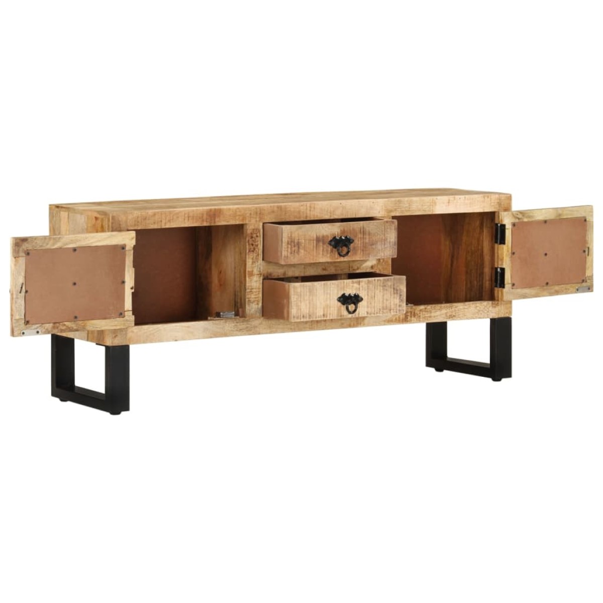 vidaXL Έπιπλο Τηλεόρασης 110 x 30 x 45 εκ. από Ακατέργαστο Ξύλο Μάνγκο