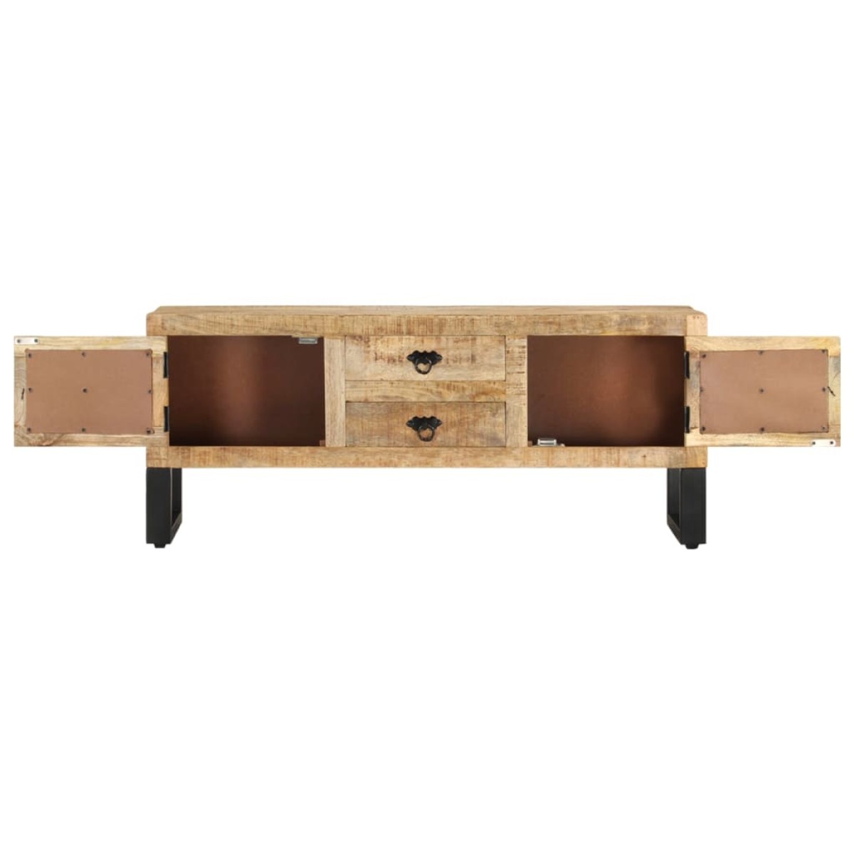 vidaXL Έπιπλο Τηλεόρασης 110 x 30 x 45 εκ. από Ακατέργαστο Ξύλο Μάνγκο