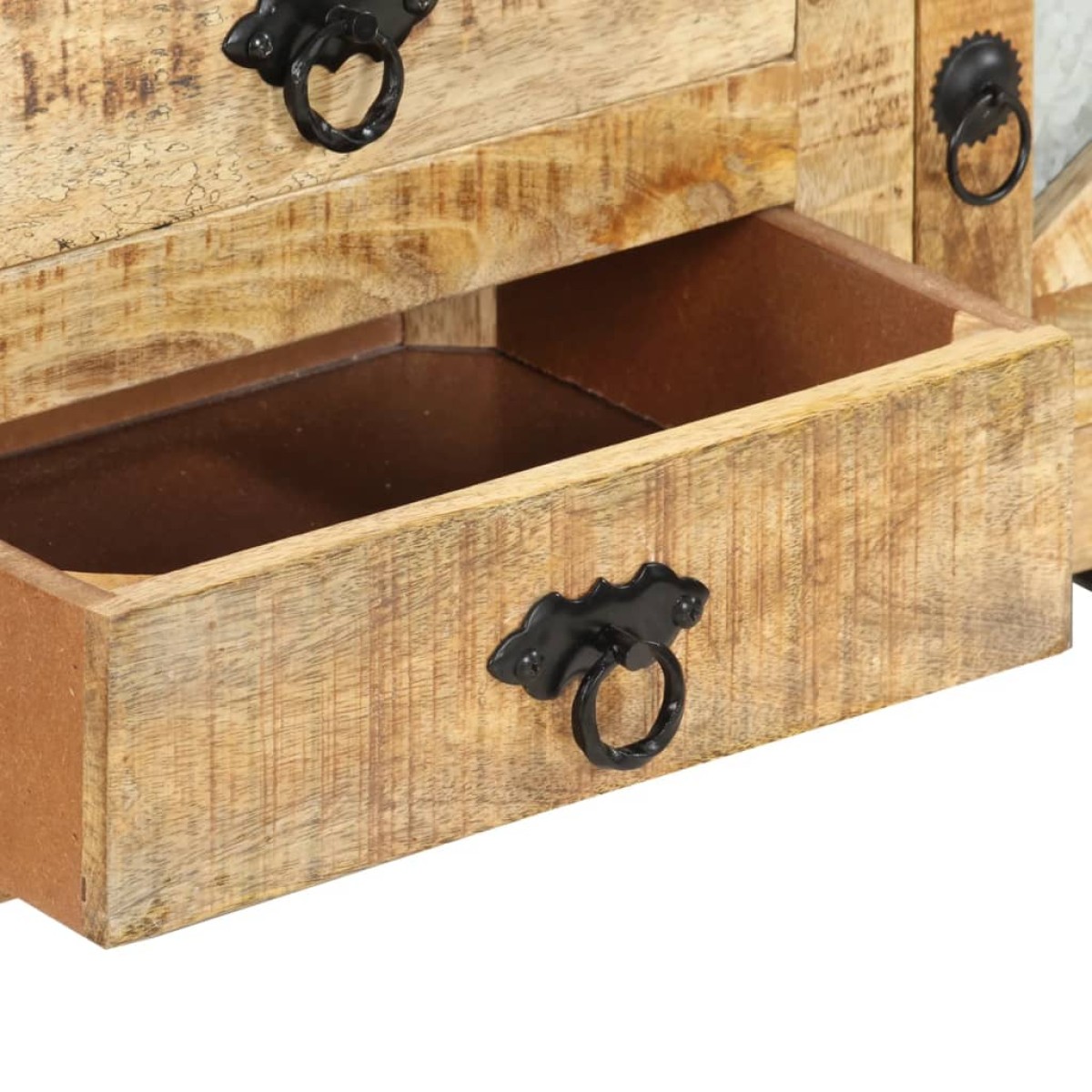 vidaXL Έπιπλο Τηλεόρασης 110 x 30 x 45 εκ. από Ακατέργαστο Ξύλο Μάνγκο