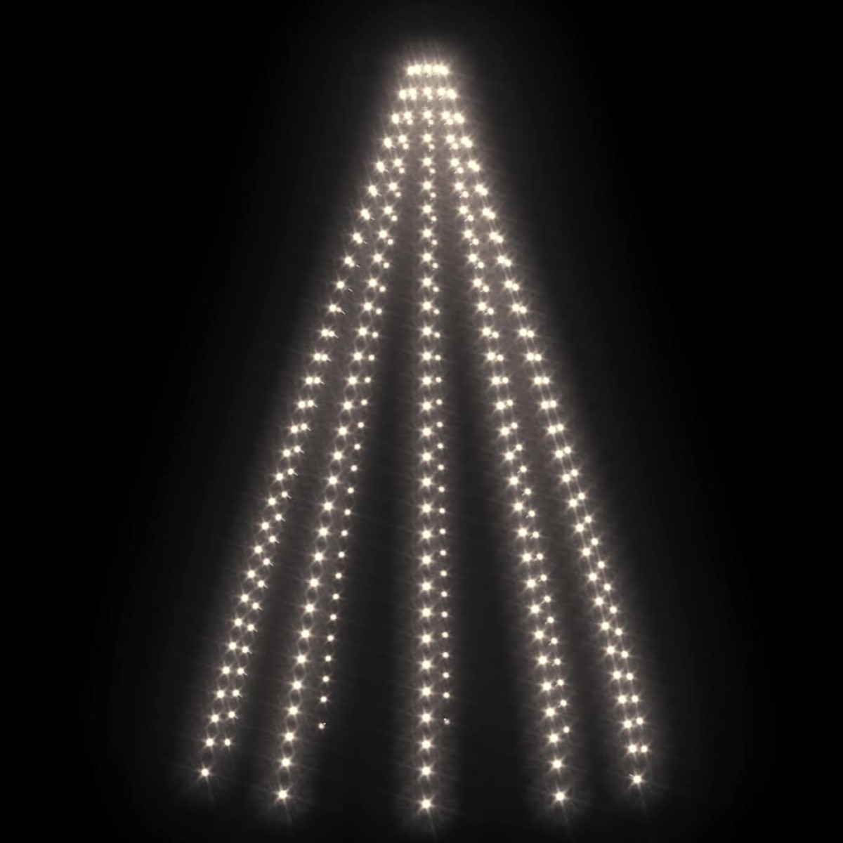 vidaXL Χριστουγεννιάτικα Λαμπάκια Χταπόδι 300 LED Ψυχρό Λευκό 250 εκ.