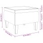 vidaXL Σκαμπό με Ξύλινα Πόδια Taupe Υφασμάτινο