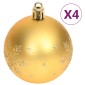 vidaXL Σετ Μπάλες Χριστουγεννιάτικες 70 τεμ. Χρυσές και Κόκκινες