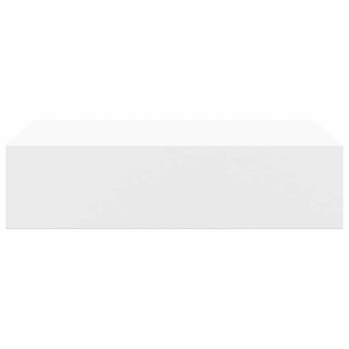 vidaXL Ράφι Επιτοίχιο με Συρτάρι Λευκό 40 x 23,5 x 10 εκ. από MDF