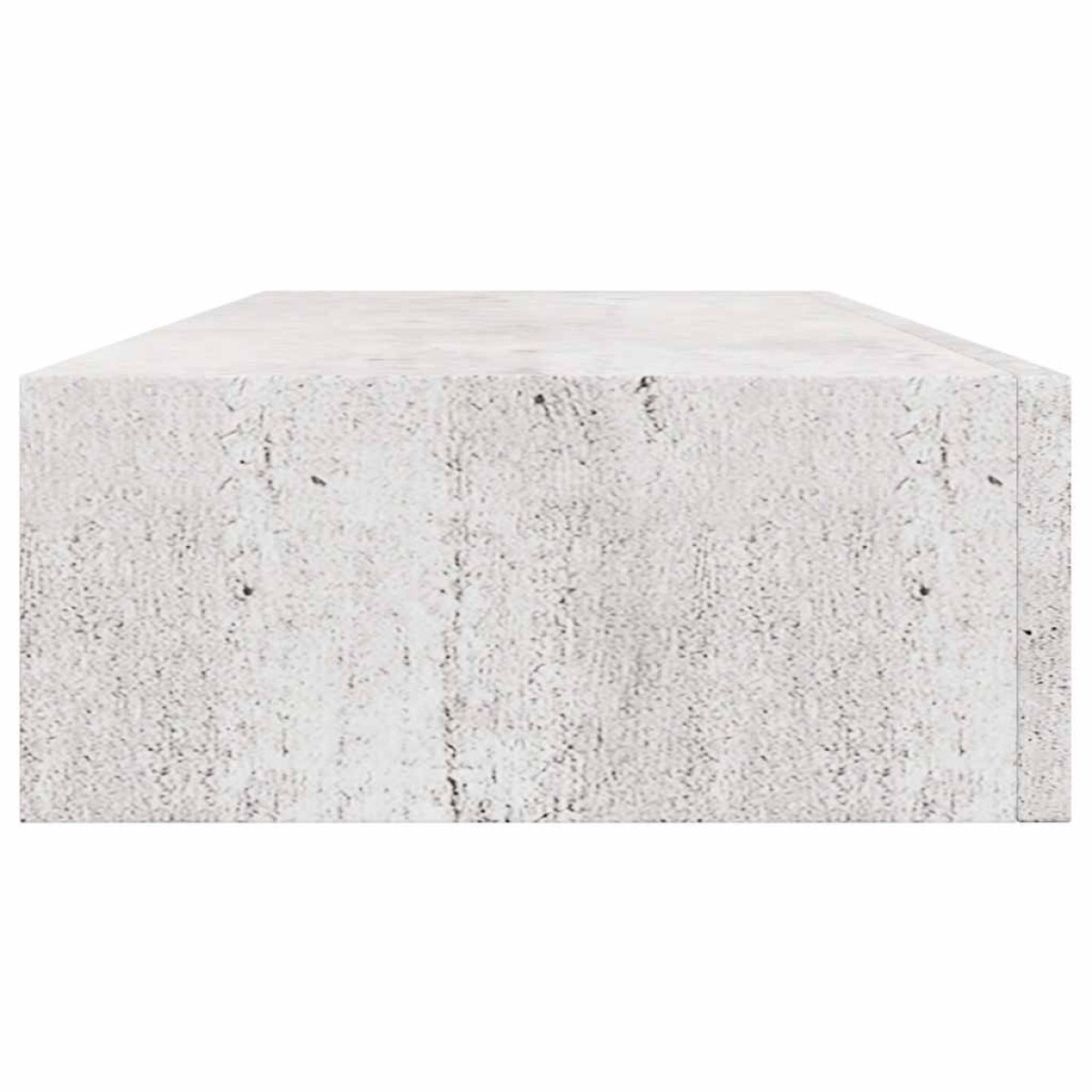 vidaXL Ράφι Επιτοίχιο με Συρτάρι Γκρι Σκυρ. 60 x 23,5 x 10 εκ. από MDF