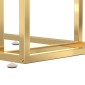 vidaXL Τραπέζι Υπολογιστή Βοηθητικό Μαύρο 50x35x65 εκ. Ψημένο Γυαλί
