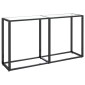 vidaXL Τραπέζι Κονσόλα Διαφανές 140x35x75,5 εκ. από Ψημένο Γυαλί