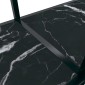 vidaXL Τραπέζι Κονσόλα Μαύρο 180 x 35 x 75,5 εκ. από Ψημένο Γυαλί