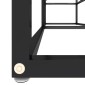 vidaXL Έπιπλο Τηλεόρασης Διαφανές 140x40x40,5εκ. από Γυαλί Ασφαλείας