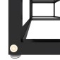 vidaXL Έπιπλο Τηλεόρασης Μαύρο 140 x 40 x 40,5 εκ. από Γυαλί Ασφαλείας