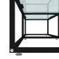 vidaXL Έπιπλο Τηλεόρασης Λευκό Όψη Μαρμάρου 180x40x40,5εκ Ψημένο Γυαλί