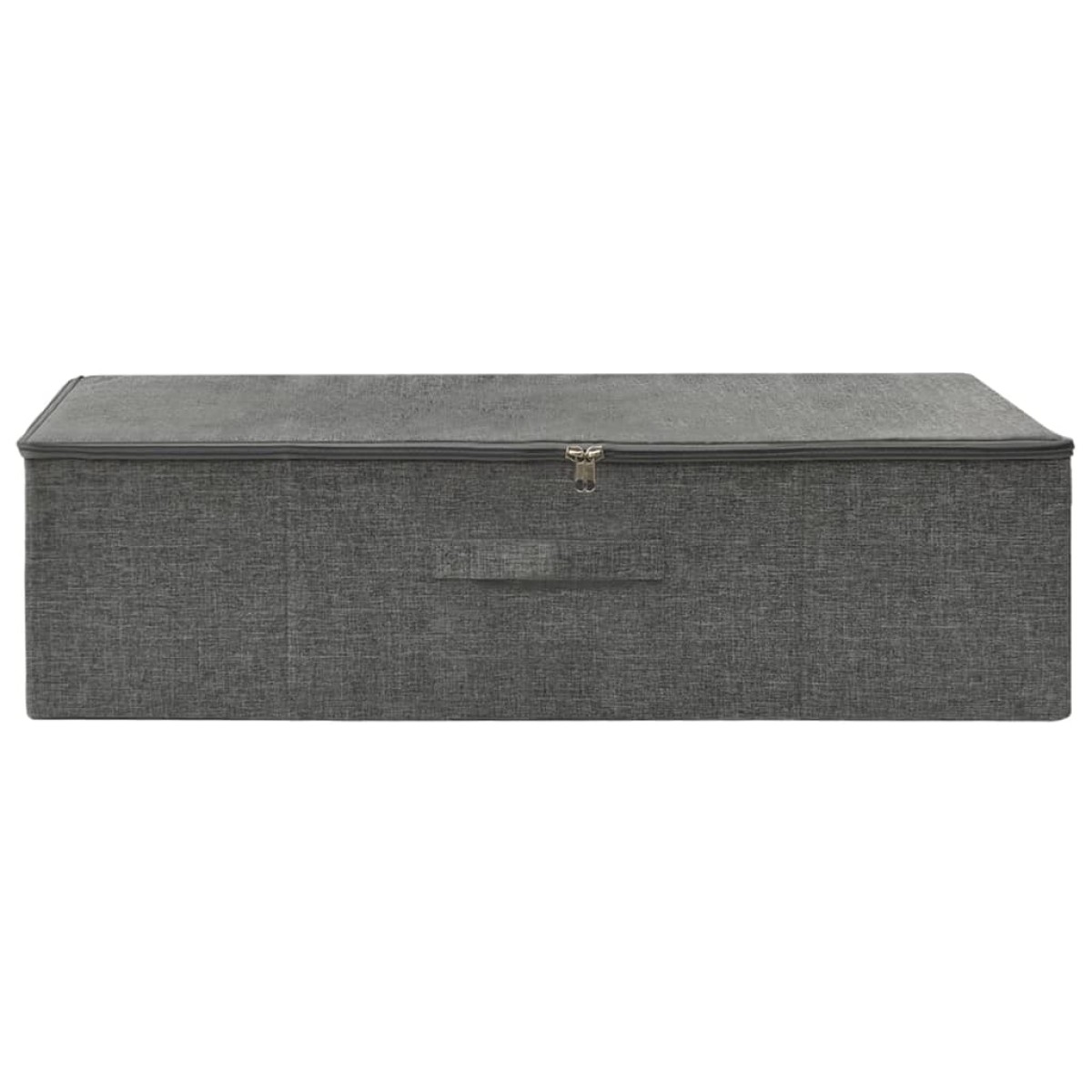 vidaXL Κουτι Αποθήκευσης Ανθρακί 70 x 40 x 18 εκ. Υφασμάτινο