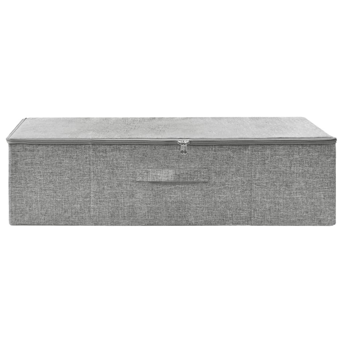 vidaXL Κουτι Αποθήκευσης Γκρι 70 x 40 x 18 εκ. Υφασμάτινο