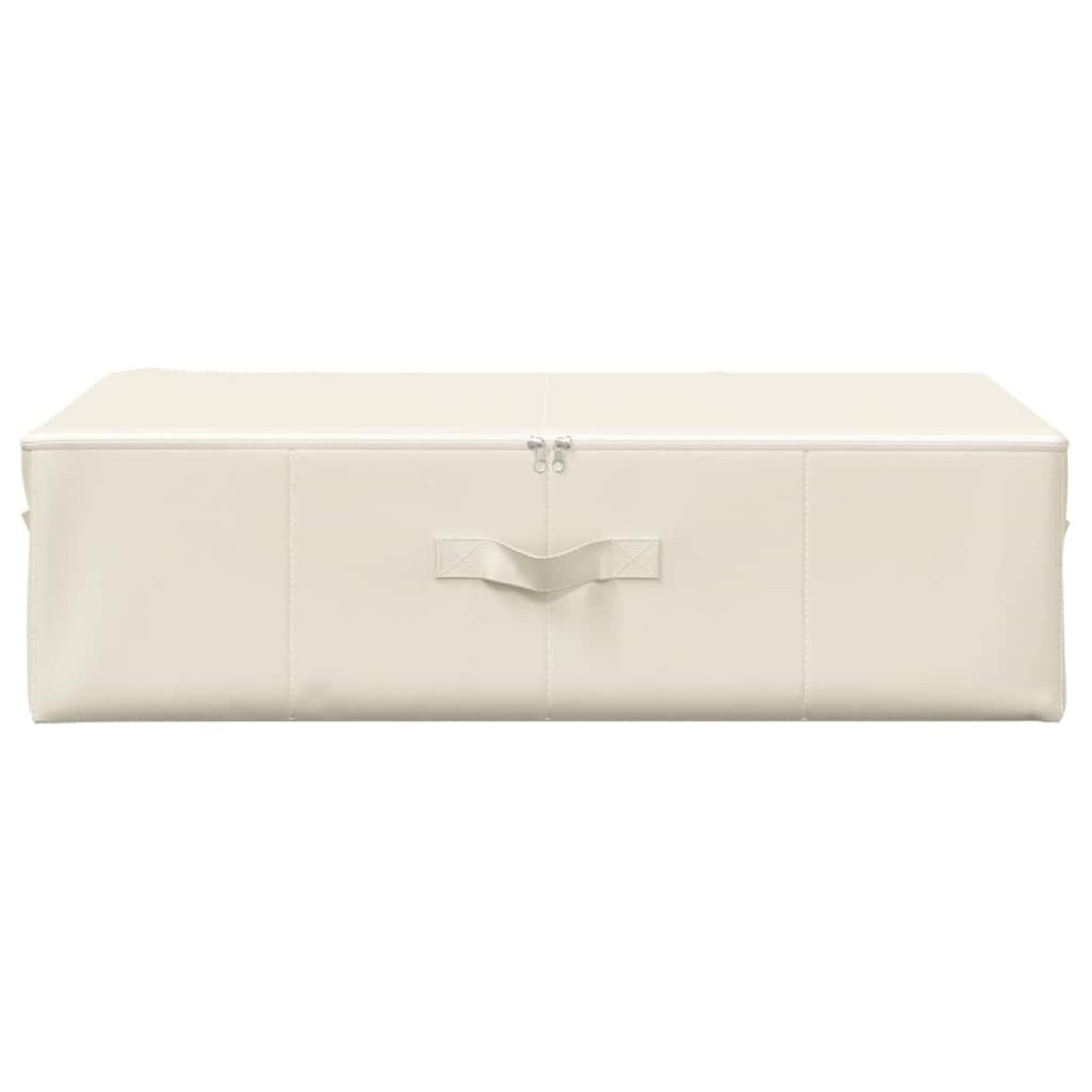 vidaXL Κουτιά Αποθήκευσης 2 τεμ. Κρεμ 70 x 40 x 18 εκ. Υφασμάτινα