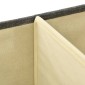 vidaXL Κουτί Αποθήκευσης Ανθρακί 50 x 30 x 25 εκ. Υφασμάτινο