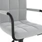 vidaXL Καρέκλες Τραπεζαρίας Περιστρεφόμενες 2 τεμ. Αν. Γκρι Βελούδινες
