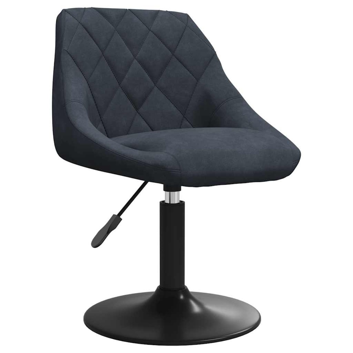 vidaXL Καρέκλες Τραπεζαρίας Περιστρεφόμενες 2 τεμ. Σκ. Γκρι Βελούδινες