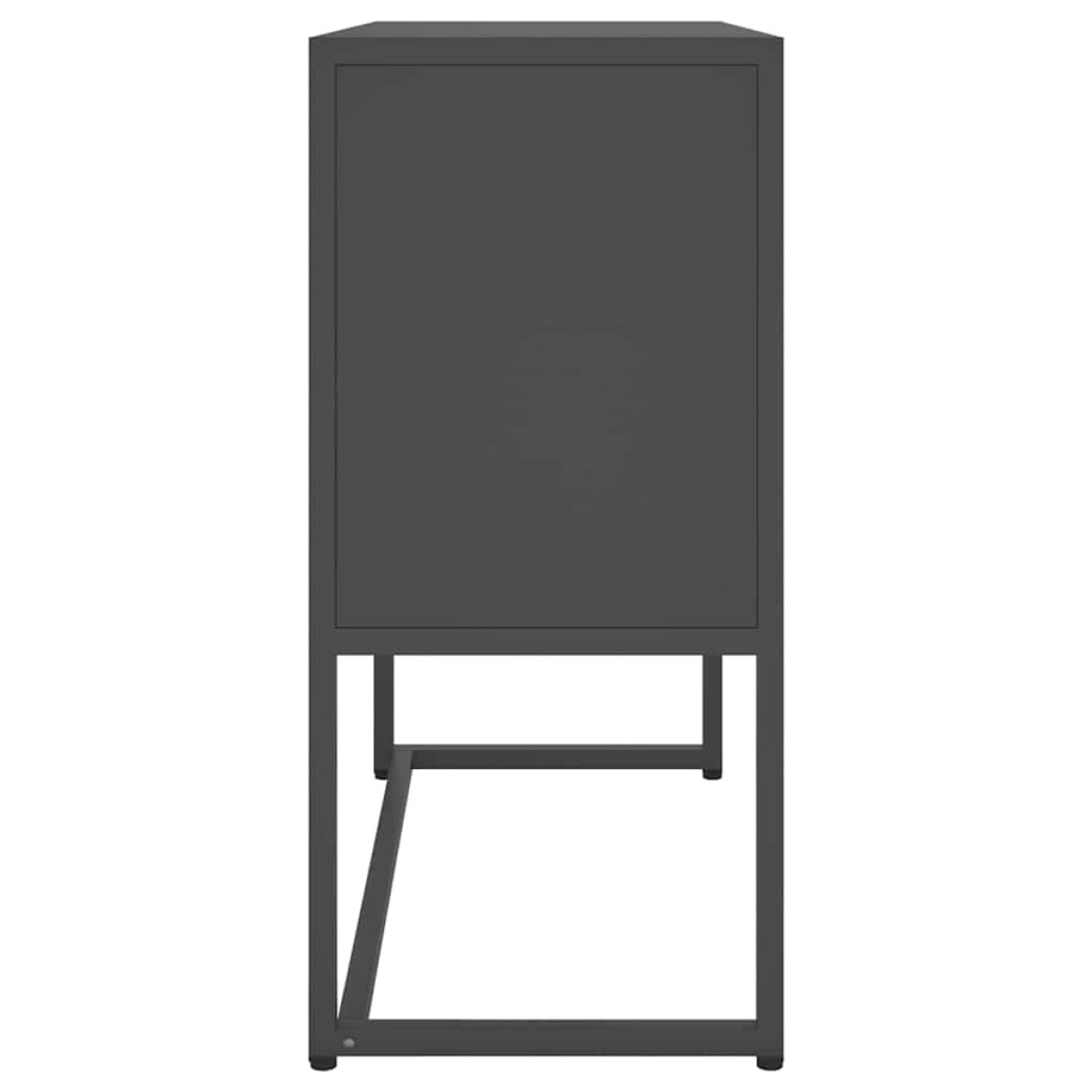 vidaXL Μπουφές Ανθρακί 75 x 35 x 75 εκ. από Ατσάλι
