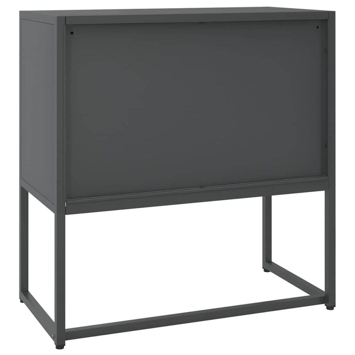 vidaXL Μπουφές Ανθρακί 75 x 35 x 75 εκ. από Ατσάλι