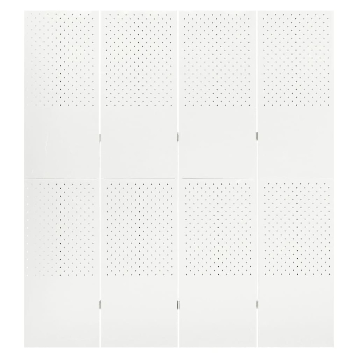 vidaXL Διαχωριστικό Δωματίου με 4 Πάνελ Λευκό 160 x 180 εκ. από Ατσάλι