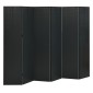 vidaXL Διαχωριστικό Δωματίου με 6 Πάνελ Μαύρο 240 x 180 εκ. από Ατσάλι