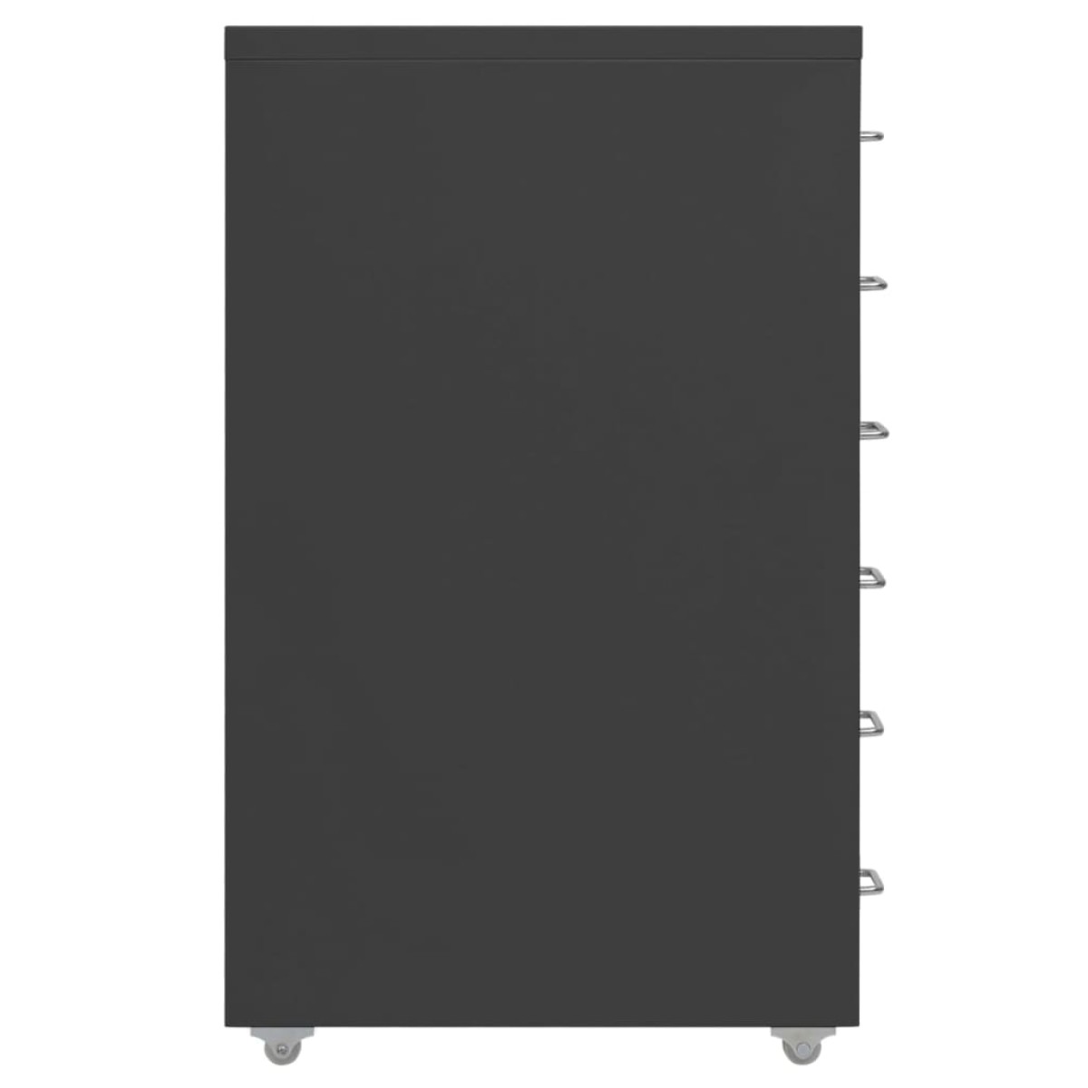 vidaXL Αρχειοθήκη Φορητή Ανθρακί 28 x 41 x 69 εκ. Μεταλλική