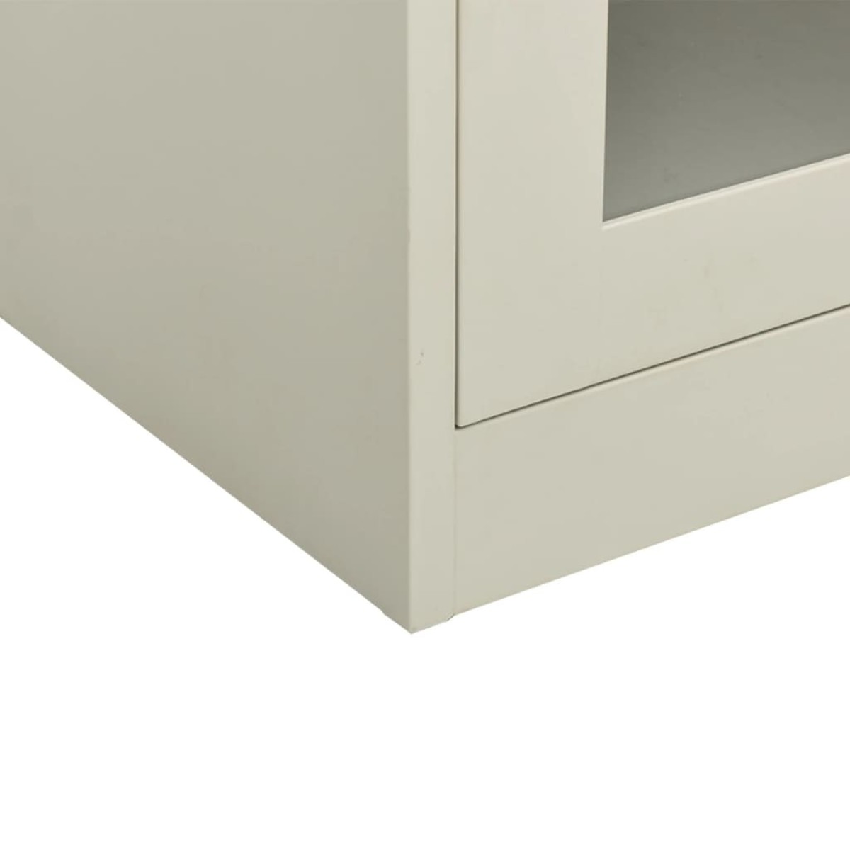 vidaXL Ντουλάπα Γραφείου 90 x 40 x 90 εκ. Ανοιχτό Γκρι Ατσάλινη