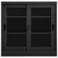 vidaXL Ντουλάπι με Συρόμενη Πόρτα Ανθρακί 90 x 40 x 90 εκ. Ατσάλινο