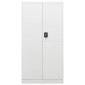 vidaXL Φοριαμός Λευκός 90 x 40 x 180 εκ. Ατσάλινος
