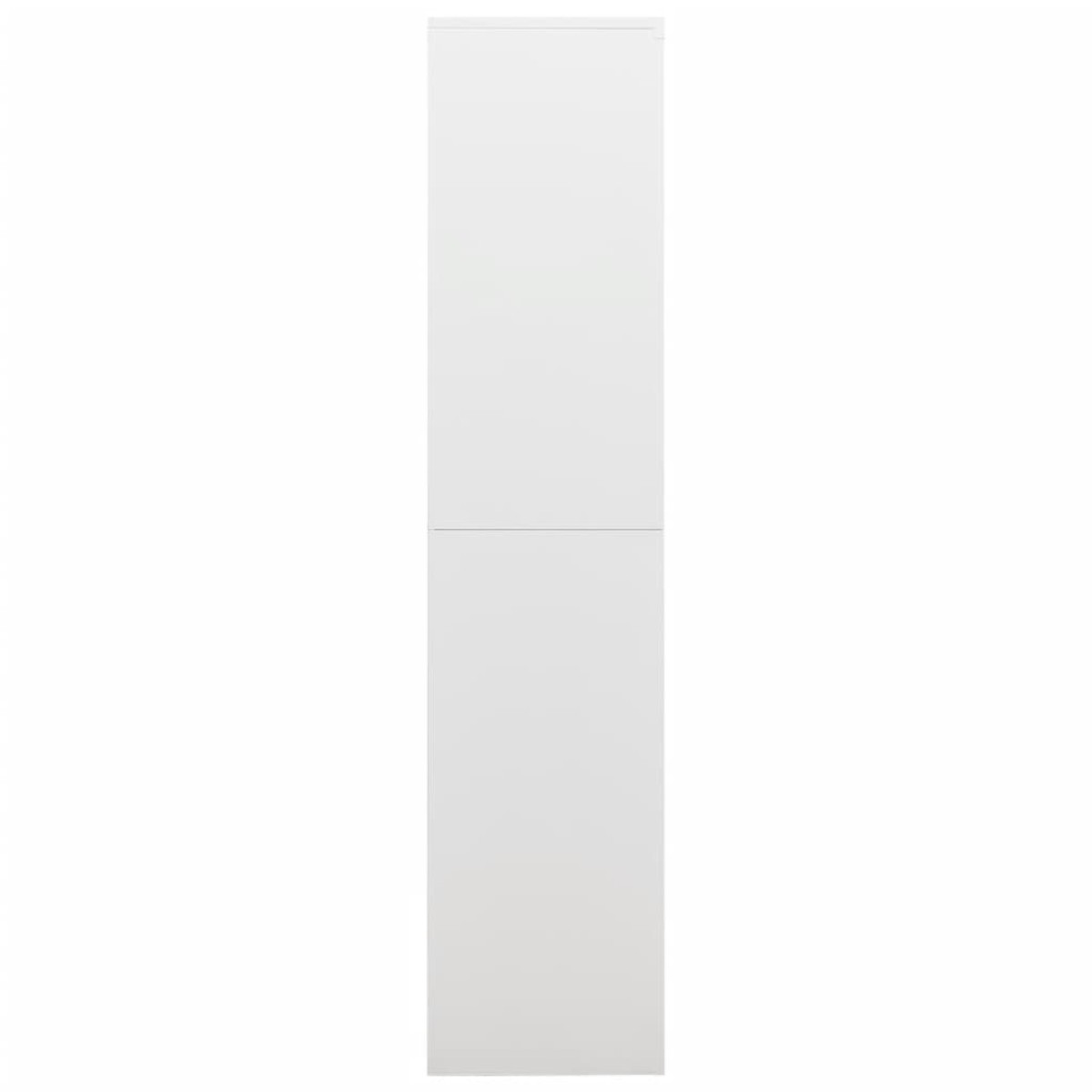 vidaXL Φοριαμός Λευκός 90 x 40 x 180 εκ. Ατσάλινος