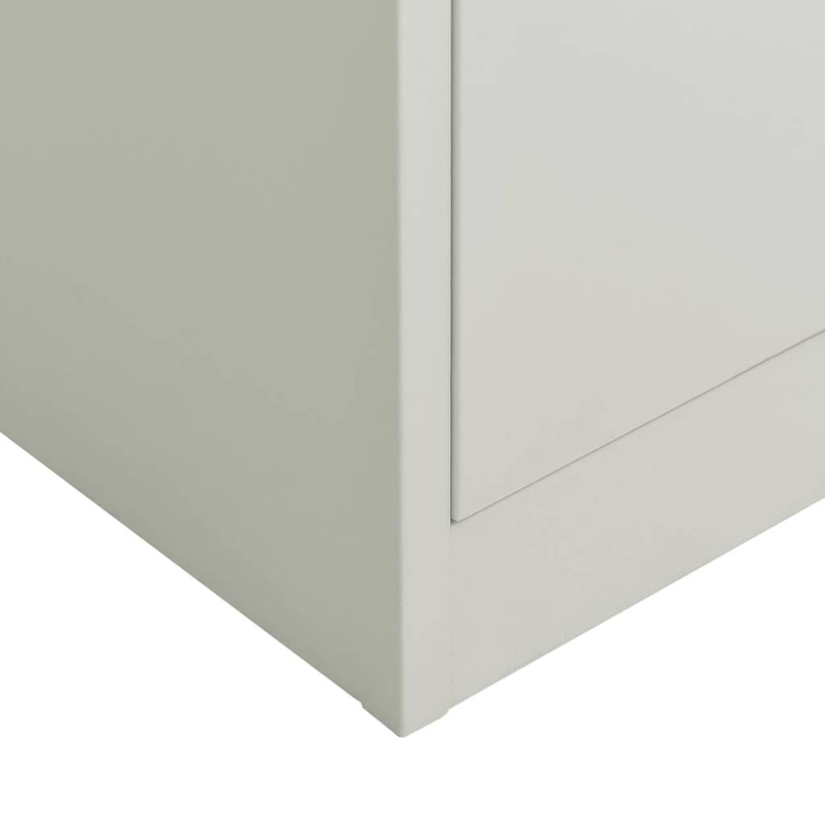 vidaXL Φοριαμός Ανοιχτό Γκρι 90 x 40 x 180 εκ. Ατσάλινος